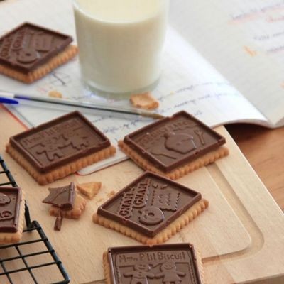Recette de biscuits chocolatés façon petits écoliers 