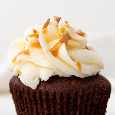 Recette : Cupcakes chocolat coeur caramel