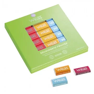Coffret napolitains fruités fermé - Chocolats individuels - Découverte fruitée