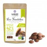 Chocolat à pâtisser lait de France 42% bio - 250g