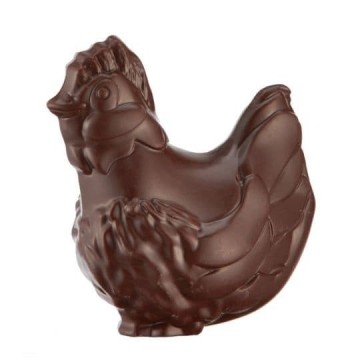 Poule de Pâques - Chocolat noir 64%  - 380g - Pâques