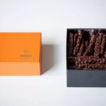 Ballotin Orangettes - Chocolaterie Française - Grain de nougatine - 250 g