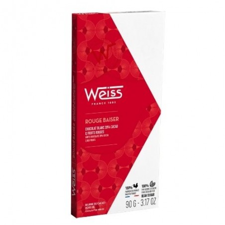 Tablette de Chocolat Rouge Baiser Weiss