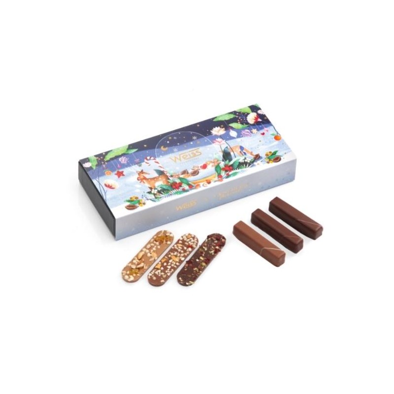 Coffret Fringant - Assortiment chocolat de Noël - 300g