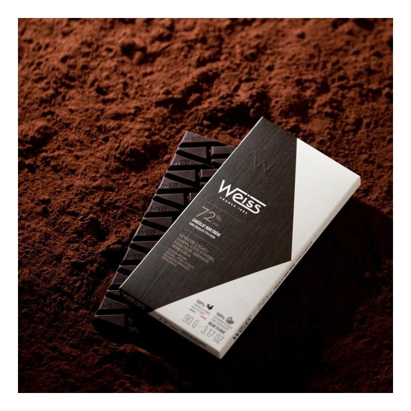 Tablette - Chocolat Noir - Ebène 72% - 90g