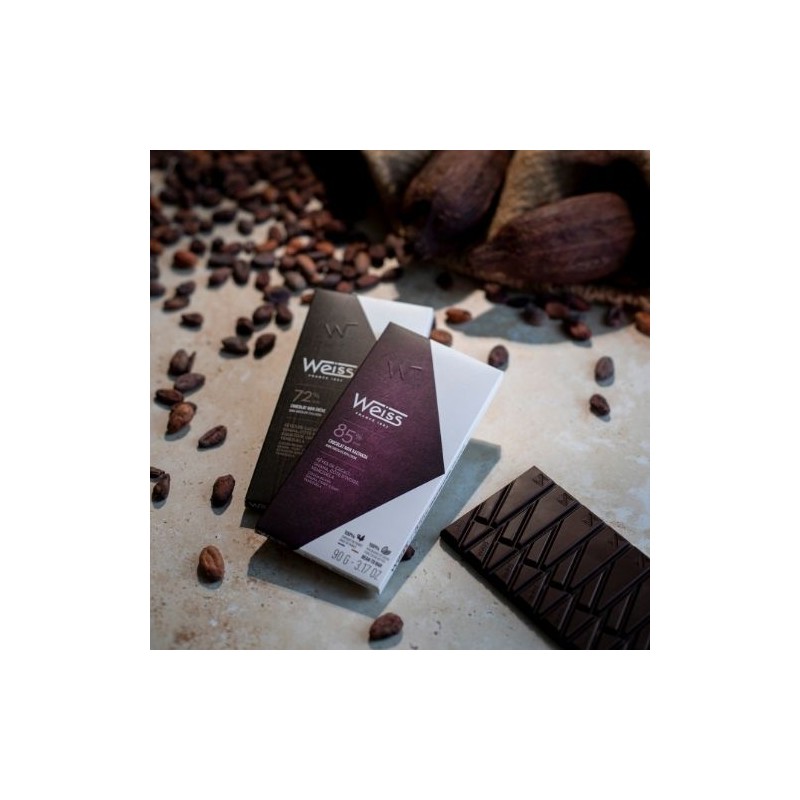 Tablette - Chocolat Noir - Ebène 72% - 90g