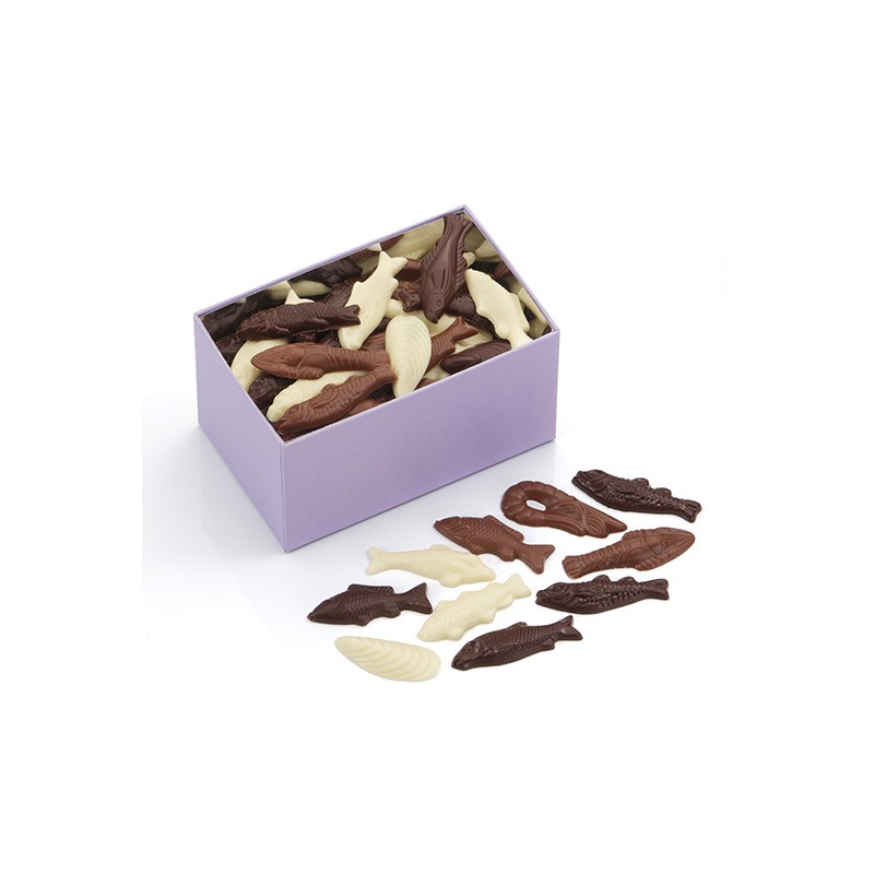 Ballotin Friture en chocolat noir, lait et blanc - Pâques - 500g