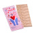 Tablette de chocolat Blanc - Rouge Baiser 29% - Collection Amour - 90g