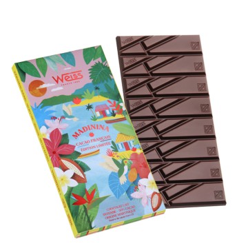 Tablette de chocolat au lait artisanale 43% de cacao - Chocolat Weiss