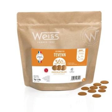Chocolat à pâtisser - Blond Tevenn 36% - 1kg