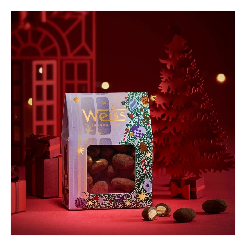 Amandes Praliné Bahianes - Chocolats de Noël - 150g Amandes Praliné Bahianes - Chocolats de Noël - 150g