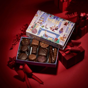 Ballotin Chocolats et Pralinés de Noël - 110g