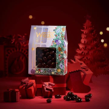 Raisins Turbinés - Chocolat Noir 58% Noël - 180g