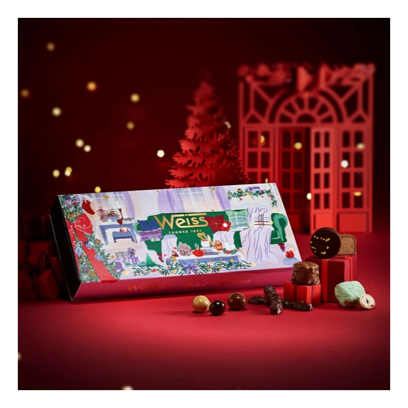 Coffret de chocolats - Trésors de Noël - 340g Coffret de chocolats - Trésors de Noël - 340g