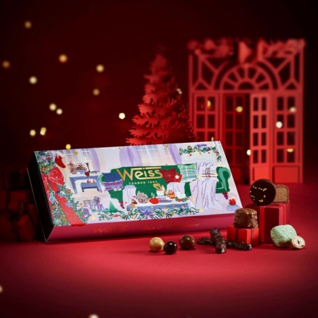 Coffret de chocolats - Trésors de Noël - 340g Coffret de chocolats - Trésors de Noël - 340g