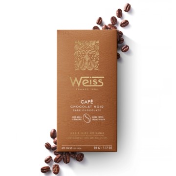 Tablette de chocolat Noir 67% - Café - 90g