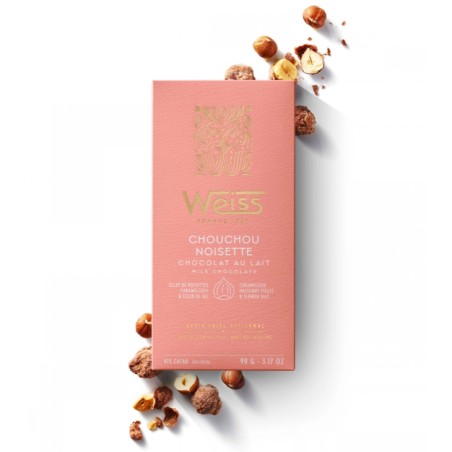Tablette de Chocolat Lait 41% - Chouchou Noisette - 90g