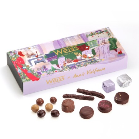 Coffret de chocolats - Trésors de Noël - 340g Coffret de chocolats - Trésors de Noël - 340g
