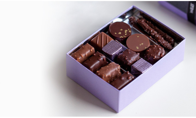 Ballotin de chocolats - Coffret cadeaux - Chocolat Weiss