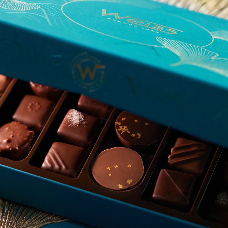 Coffret cadeau chocolat, coffrets de chocolats pour offrir - Chocolat Weiss