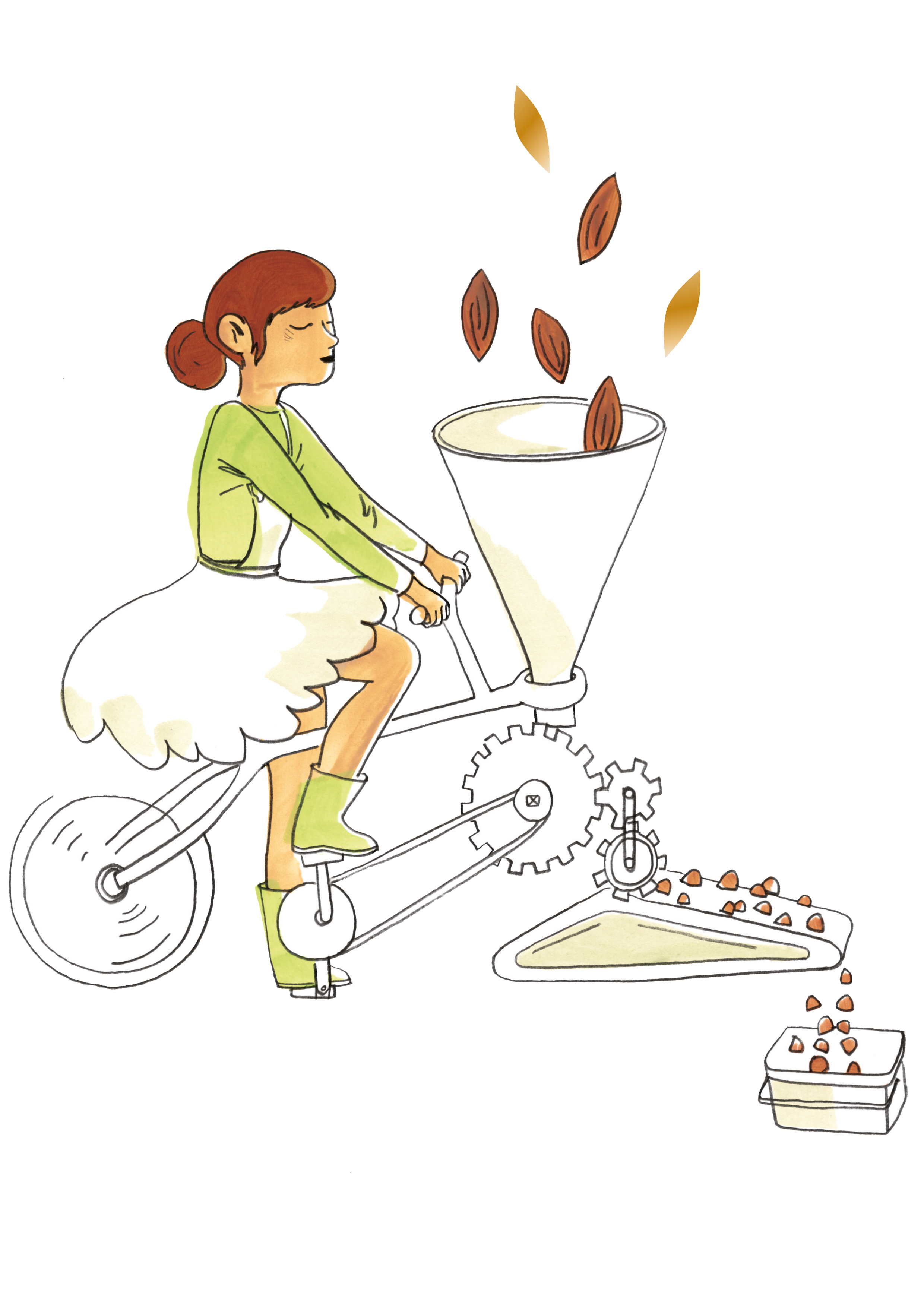 Illustration Lucie Albon, vélo
