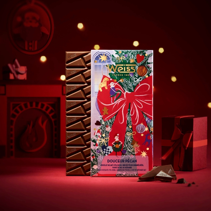 Tablette chocolat Noël