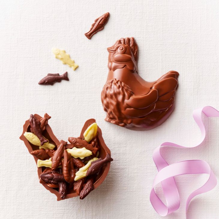 Poule en chocolat - Pâques