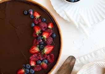 Recette Tarte Chocolat et Fruits Rouges