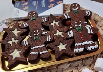 Recette Biscuits de Noël Cacao et Chocolat Blanc
